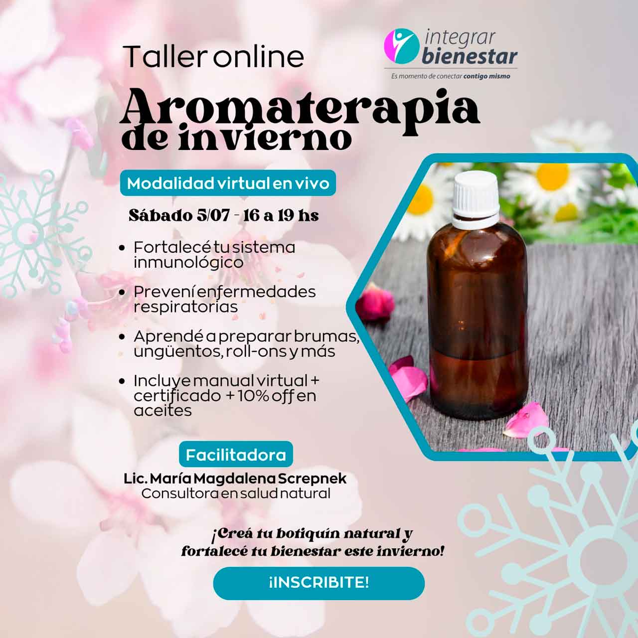 Taller Online Aromaterapia de Invierno